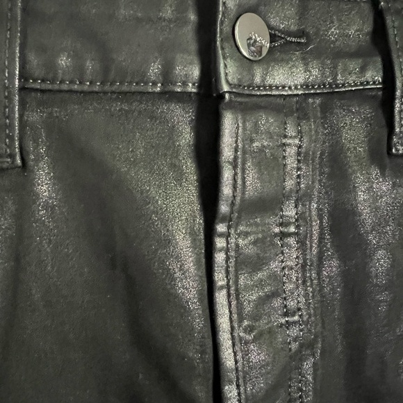 NWT Joe’s Jeans Collection Coated Black Mini Skirt - Picture 13 of 14